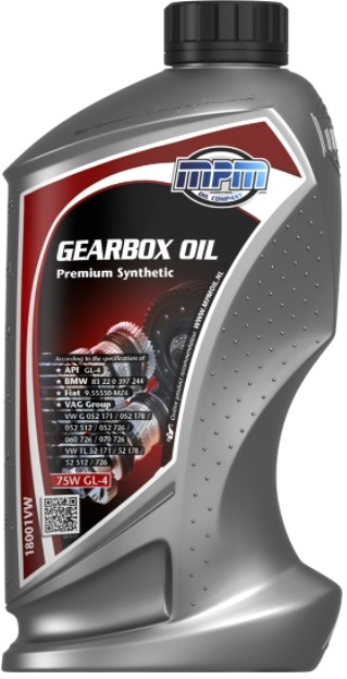 Олива трансмісійна MPM 75W GL-4 Premium Synthetic Volkswagen 1 л (MPM 18001VW)
